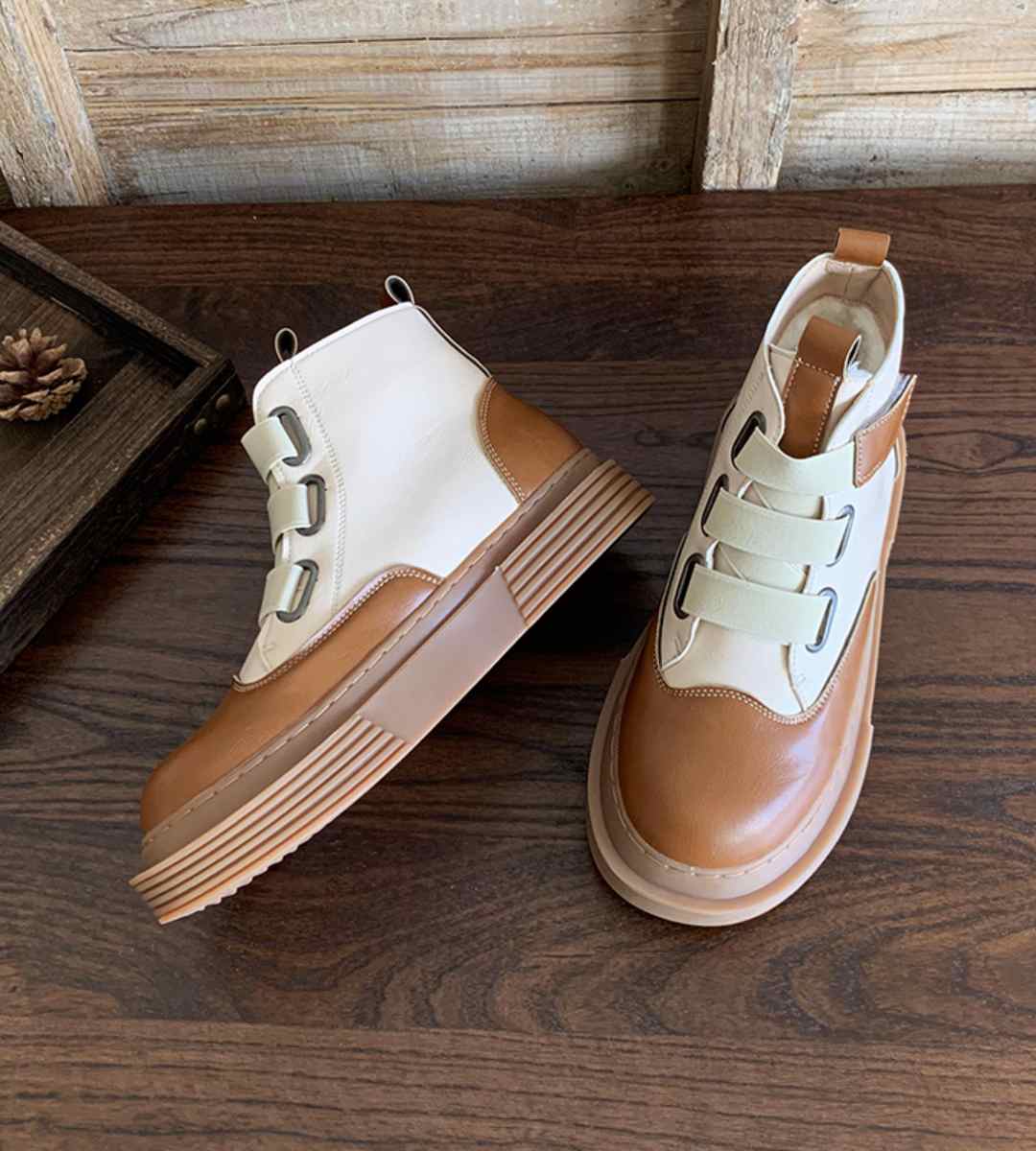 winter ankle boots leather casual comfortable stylish