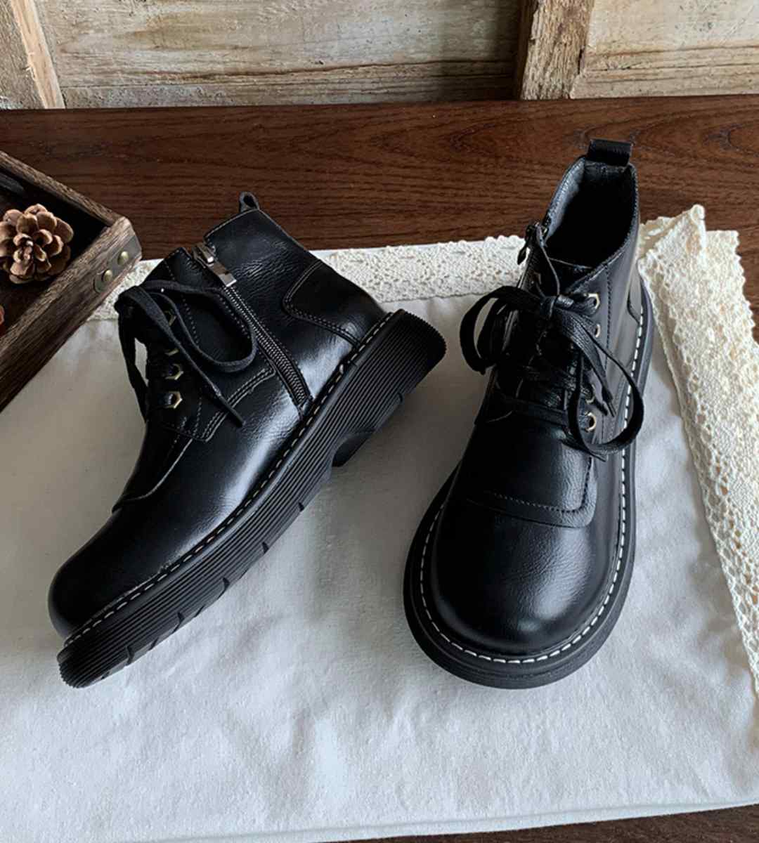 Spring Sneakers Leather Casual Sports Footwear