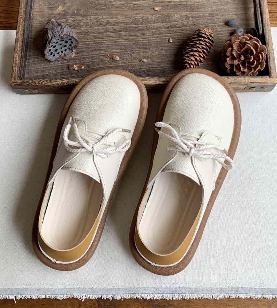 Spring Sneakers Leather Casual Sports Outdoor