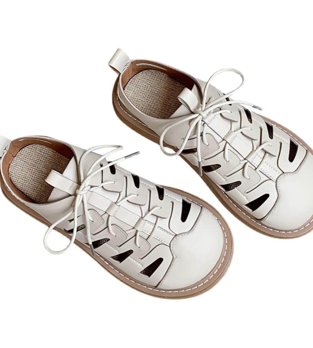 Summer lace mesh shoes cotton and linen sandals