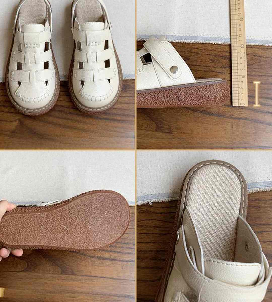 Summer Casual Sneakers Leather Stylish Lightweight