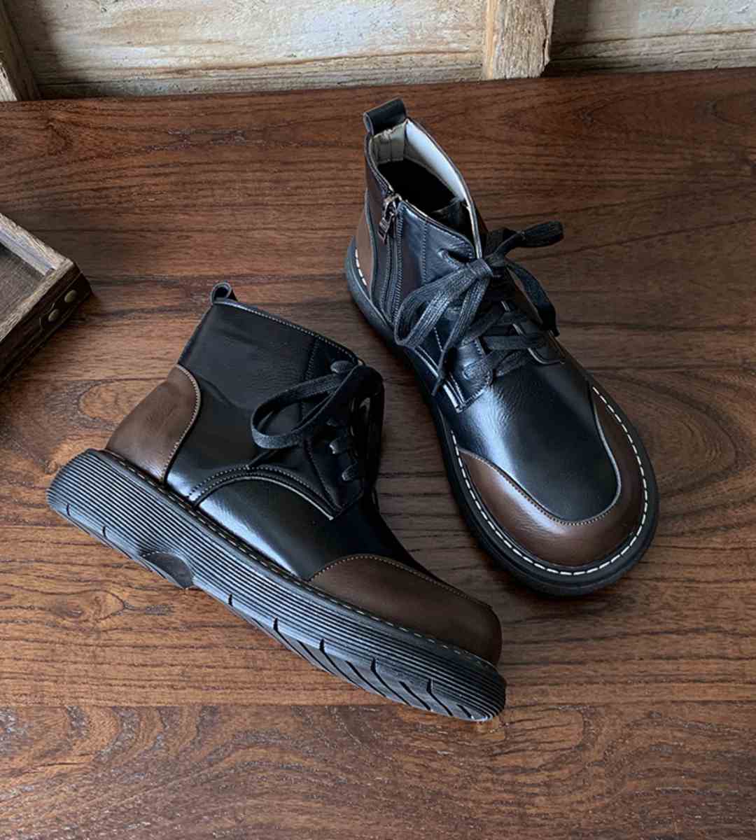 Winter Boots Leather Casual Outdoor Footwear