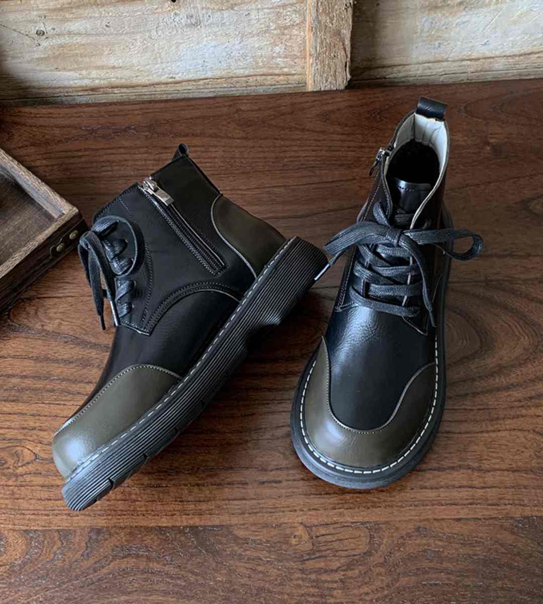 Winter Boots Leather Casual Outdoor Footwear