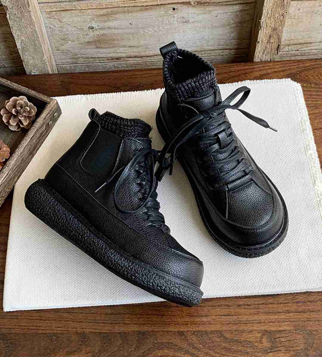 Spring Sneakers Leather Casual Fashion Footwear