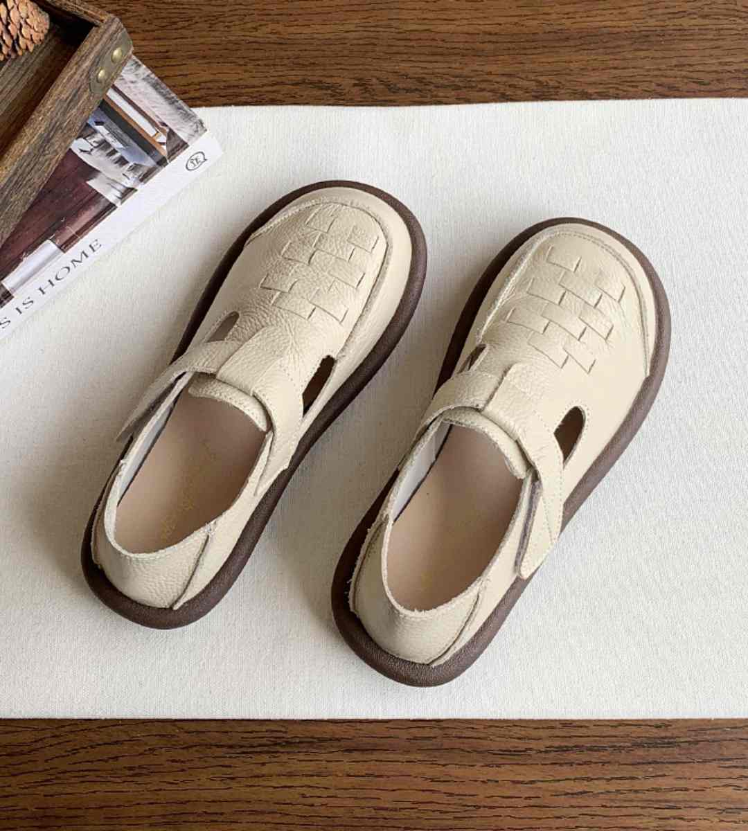 Autumn Sneakers Leather Casual Running Shoes Fashion Sports