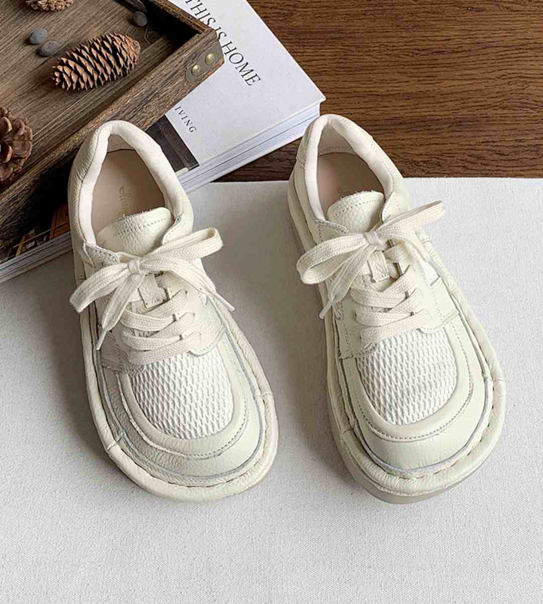 Autumn Casual Sneakers Breathable Fabric Sporty Lightweight Running Shoes