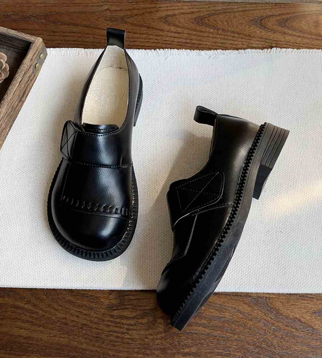 Autumn Casual Sneakers Leather Stylish Athletic Footwear