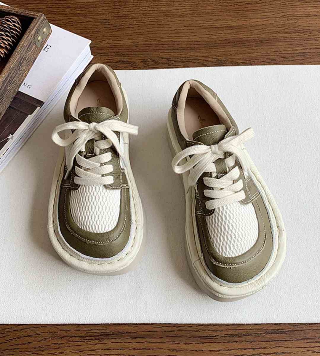 Autumn Casual Sneakers Breathable Fabric Sporty Lightweight Running Shoes