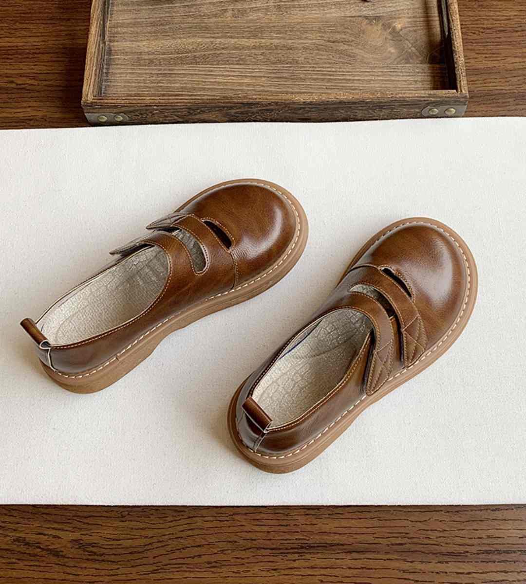 Spring Casual Sneakers Leather Sports Lightweight Comfort