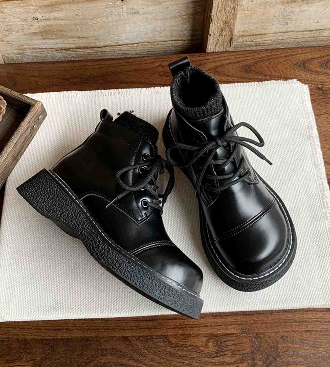 Autumn Sneakers Leather Casual Athletic Shoes