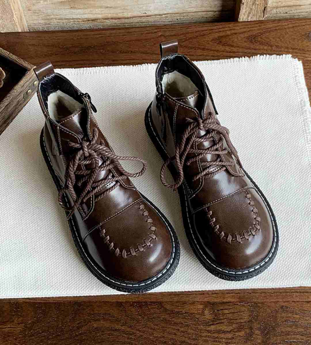 Winter Boots Leather Casual Stylish All-purpose