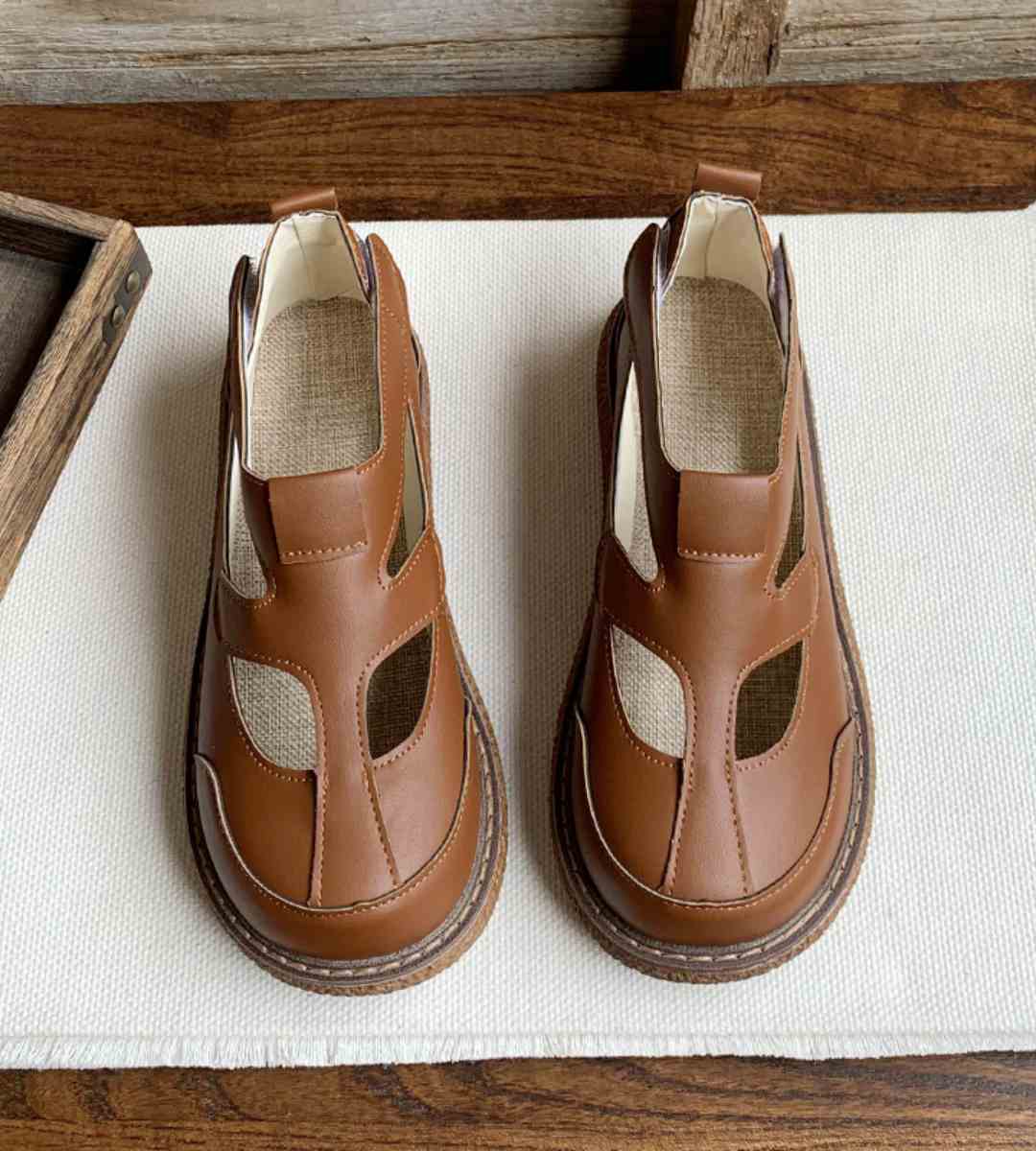 Summer Casual Sneakers Leather Fashion Sports Shoes