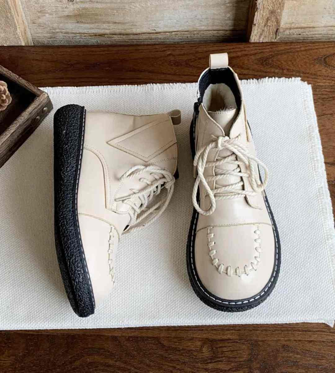 Winter Boots Leather Casual Stylish All-purpose