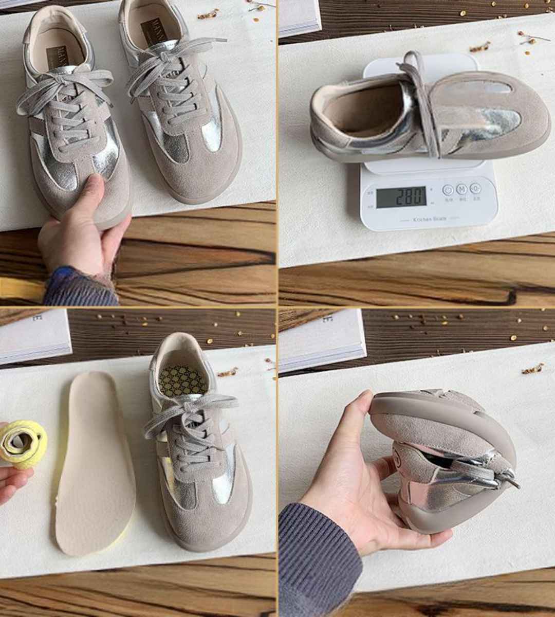 Autumn Sneakers Leather Casual Sporty Lightweight Running Shoes