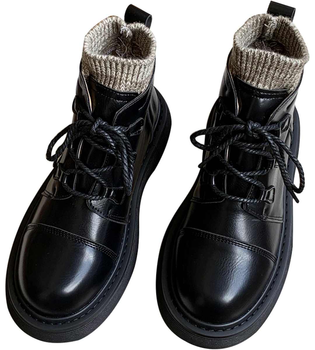 autumn ankle boots leather casual stylish footwear