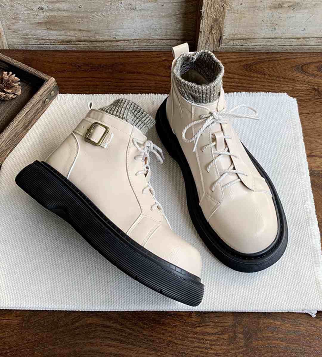 Spring Sneakers Leather Casual Sport Shoes