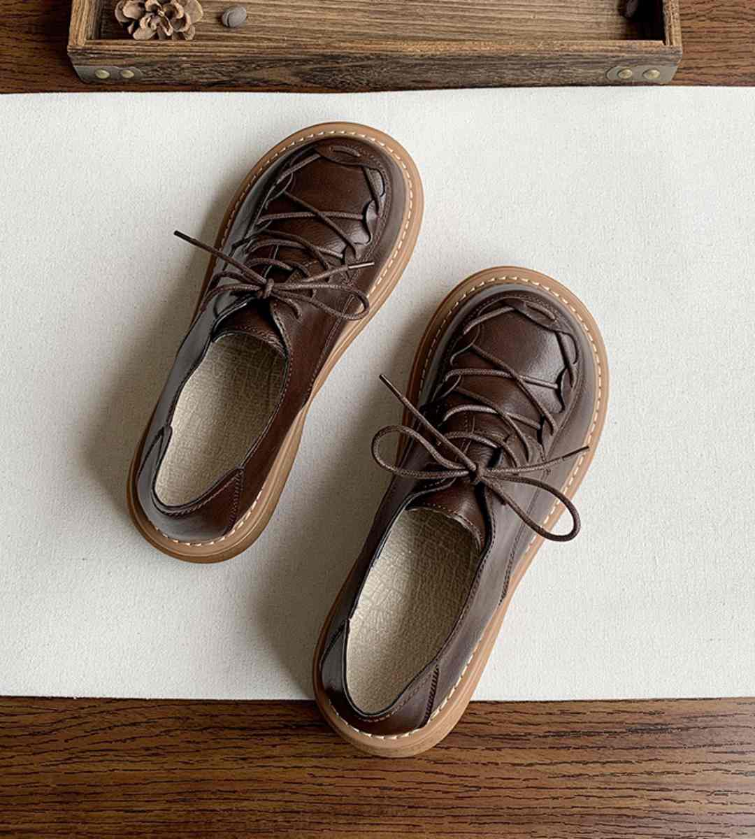 Fall Sneakers Leather Casual Sports