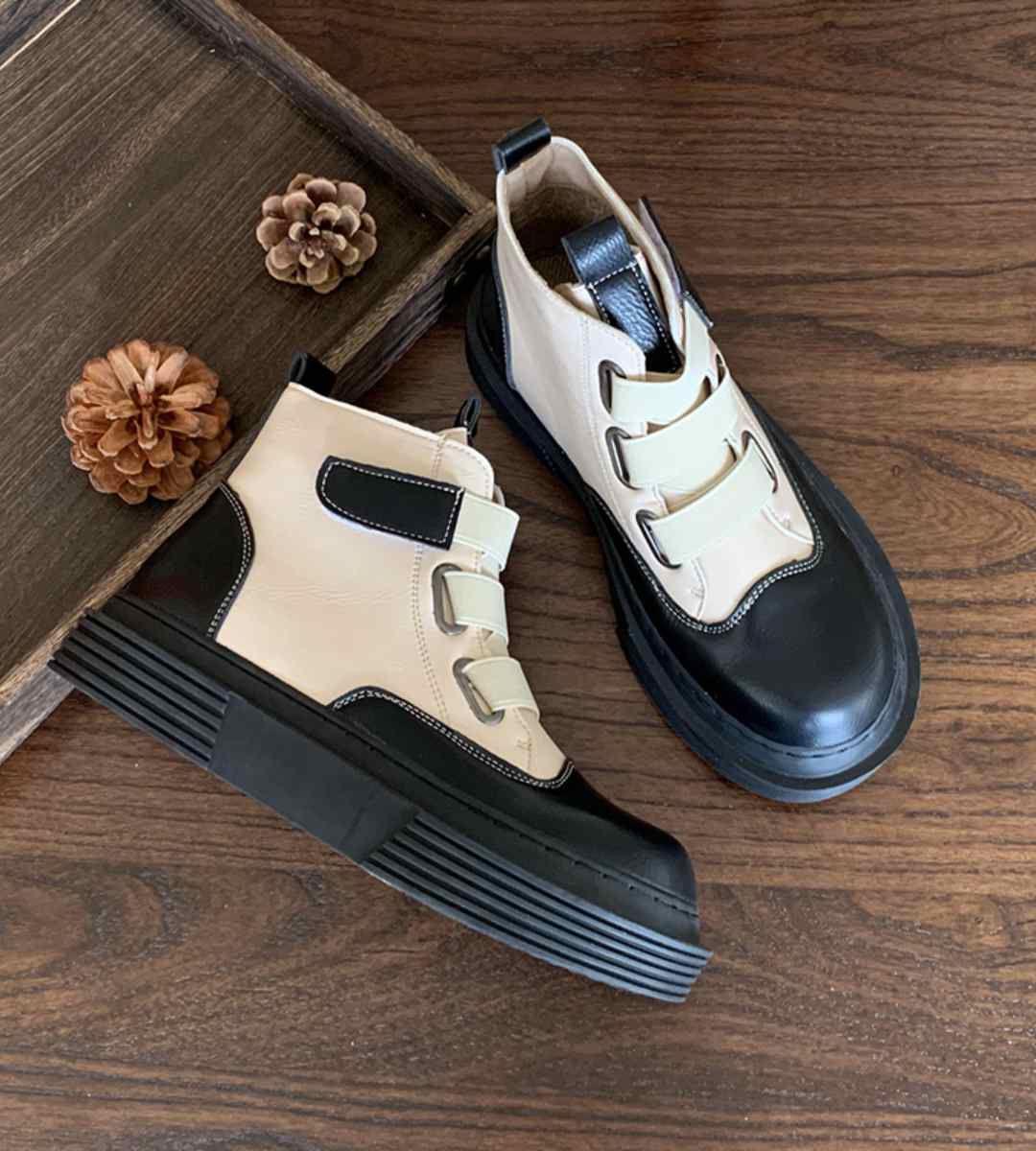 winter ankle boots leather casual comfortable stylish