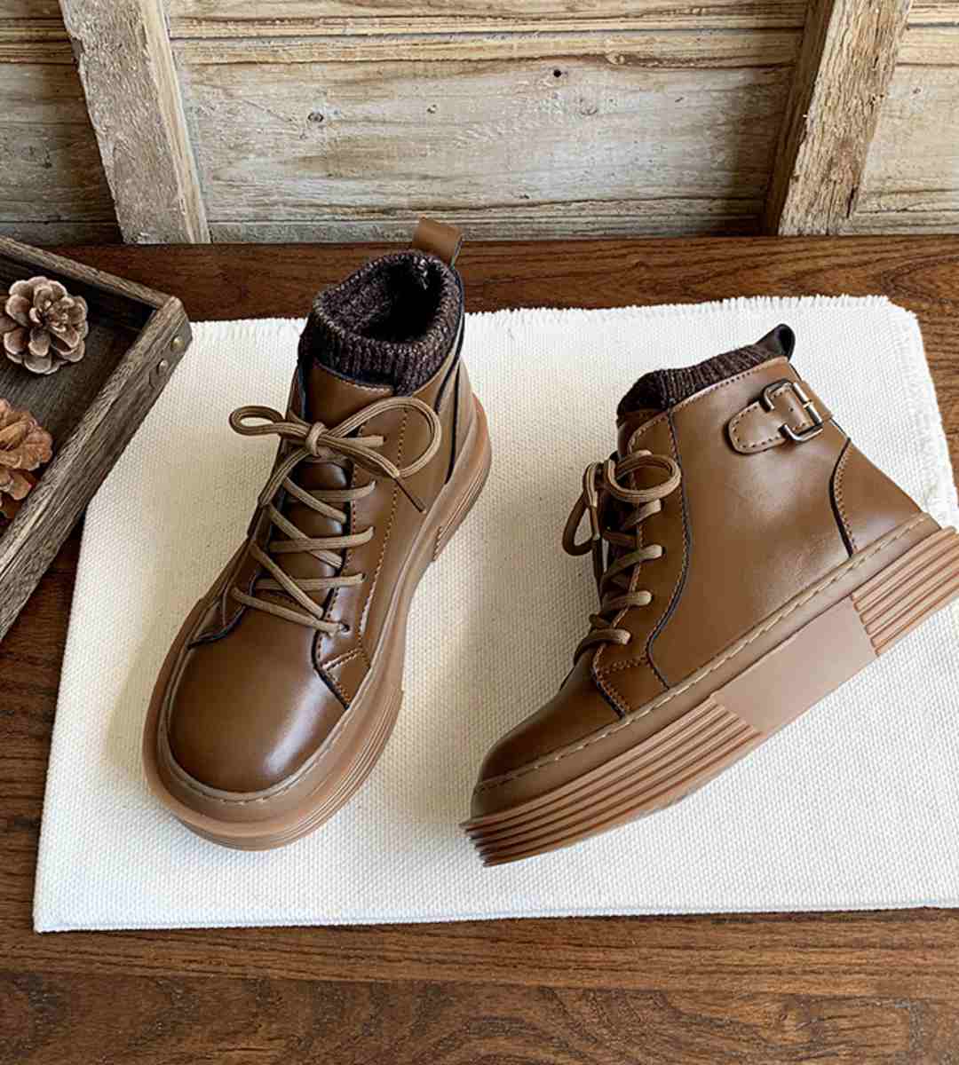 autumn casual shoes leather stylish sneakers for everyday use