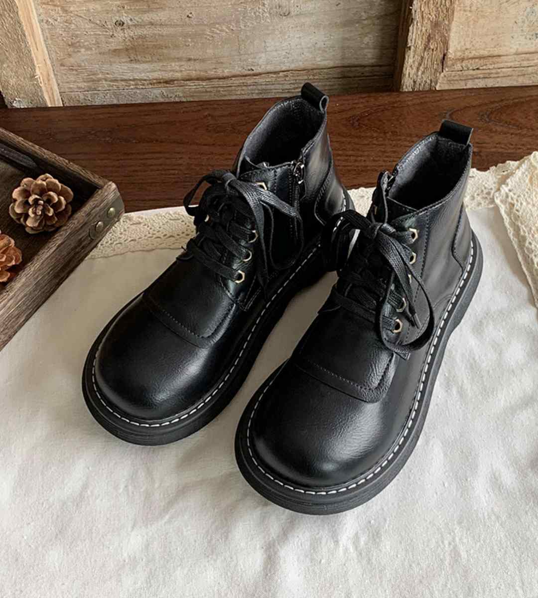 Spring Sneakers Leather Casual Sports Footwear