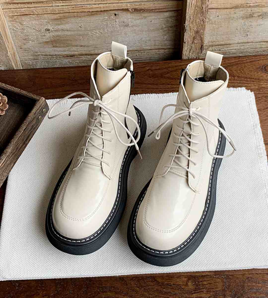 winter boots leather casual fashion footwear