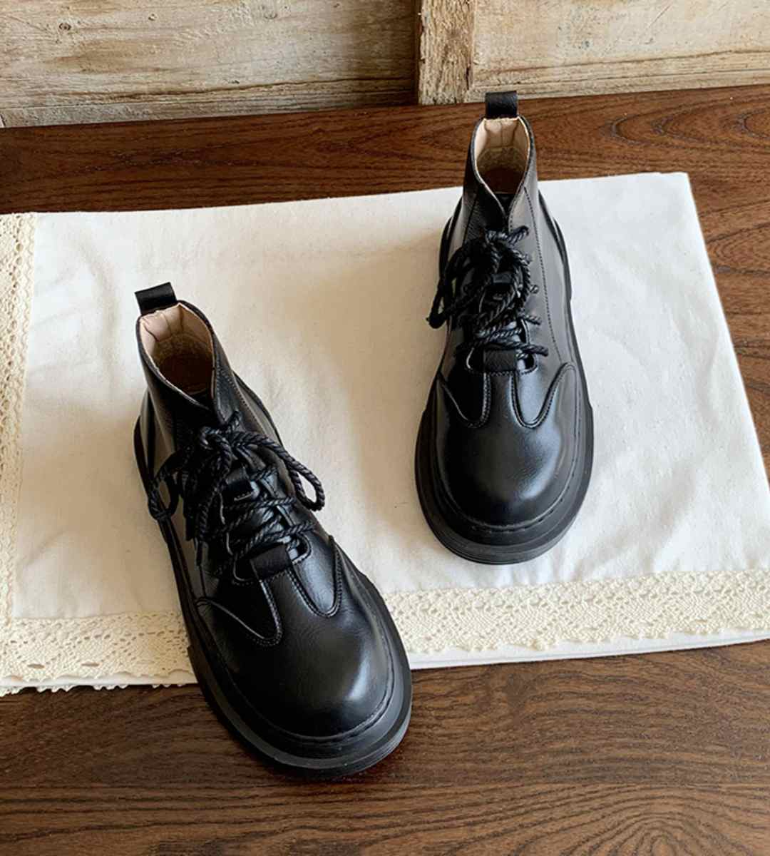 Spring Casual Sneakers Leather Stylish Sport Shoes