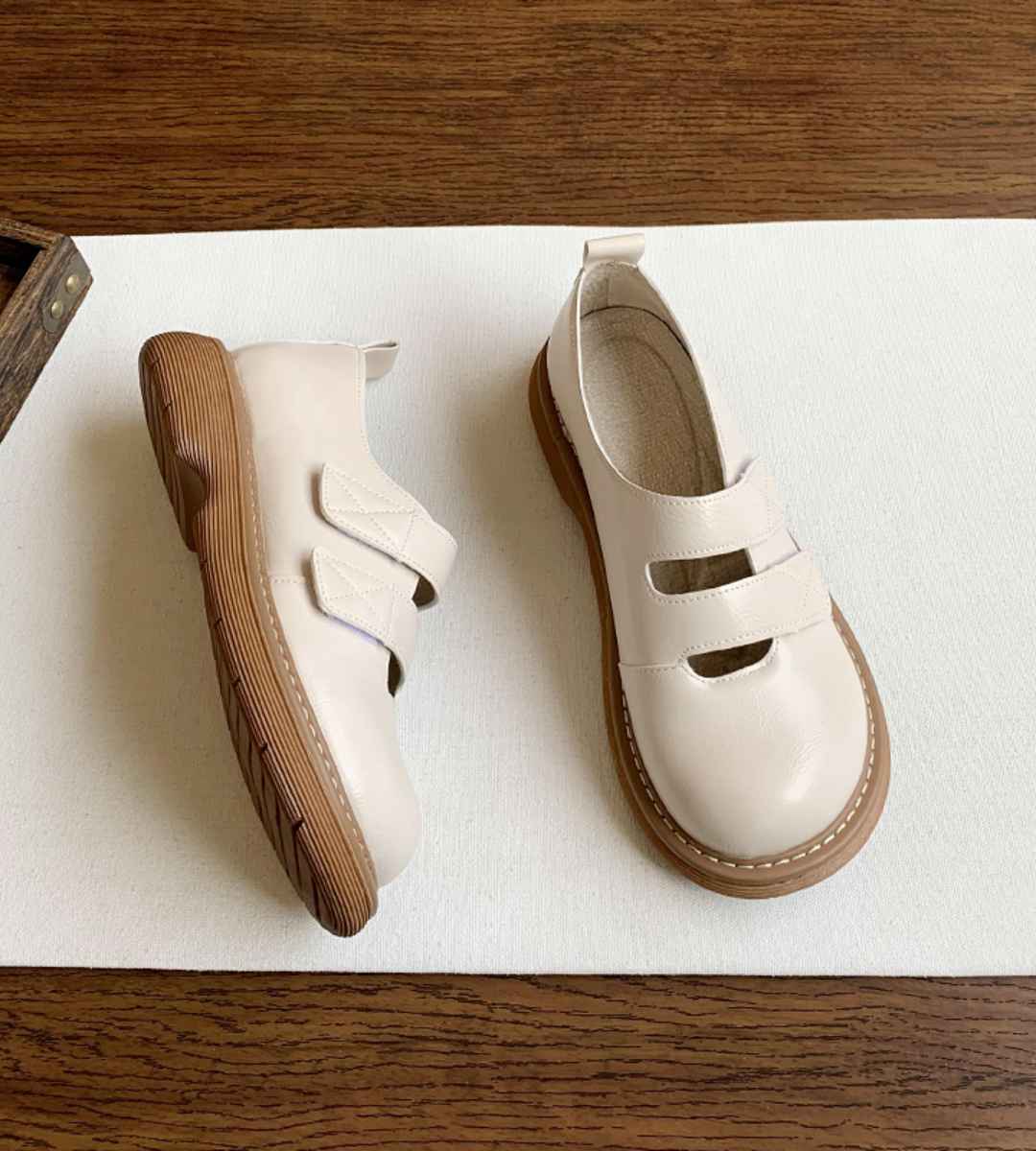 Spring Casual Sneakers Leather Sports Lightweight Comfort