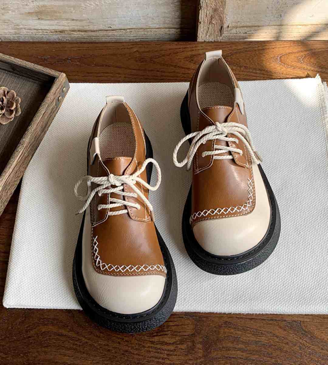 Spring Casual Sneakers Leather Fashion Lightweight Stylish