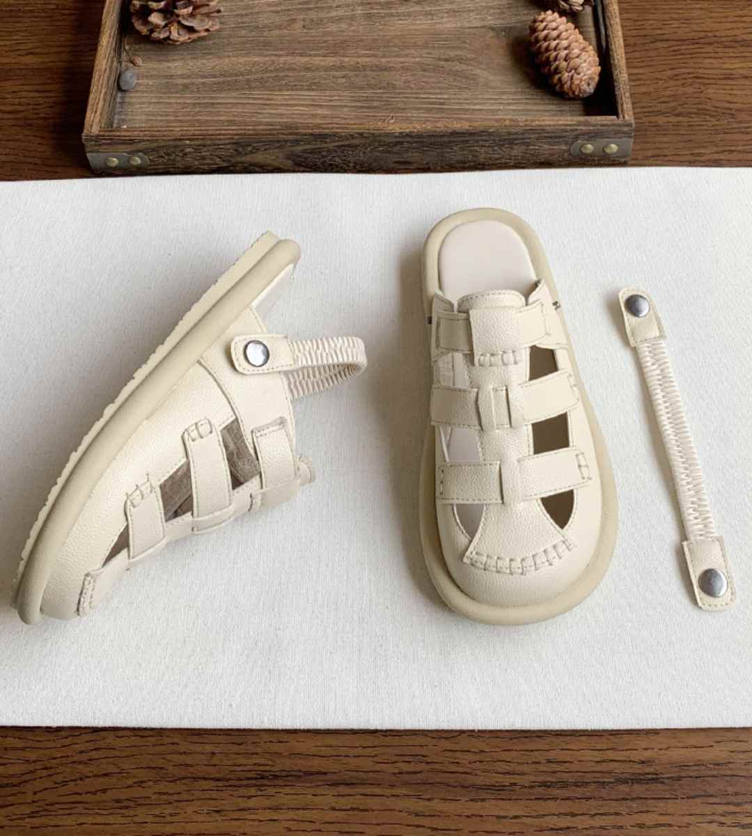 Spring Sneakers Leather Casual Lightweight Athletic Shoes