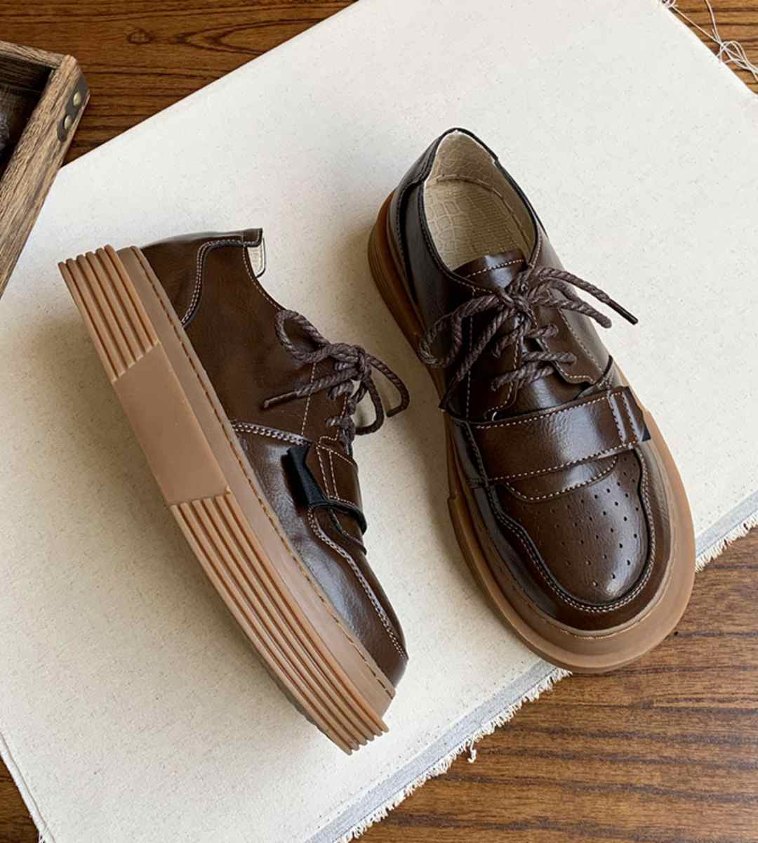 Fall Sneakers Leather Casual Sports Shoes