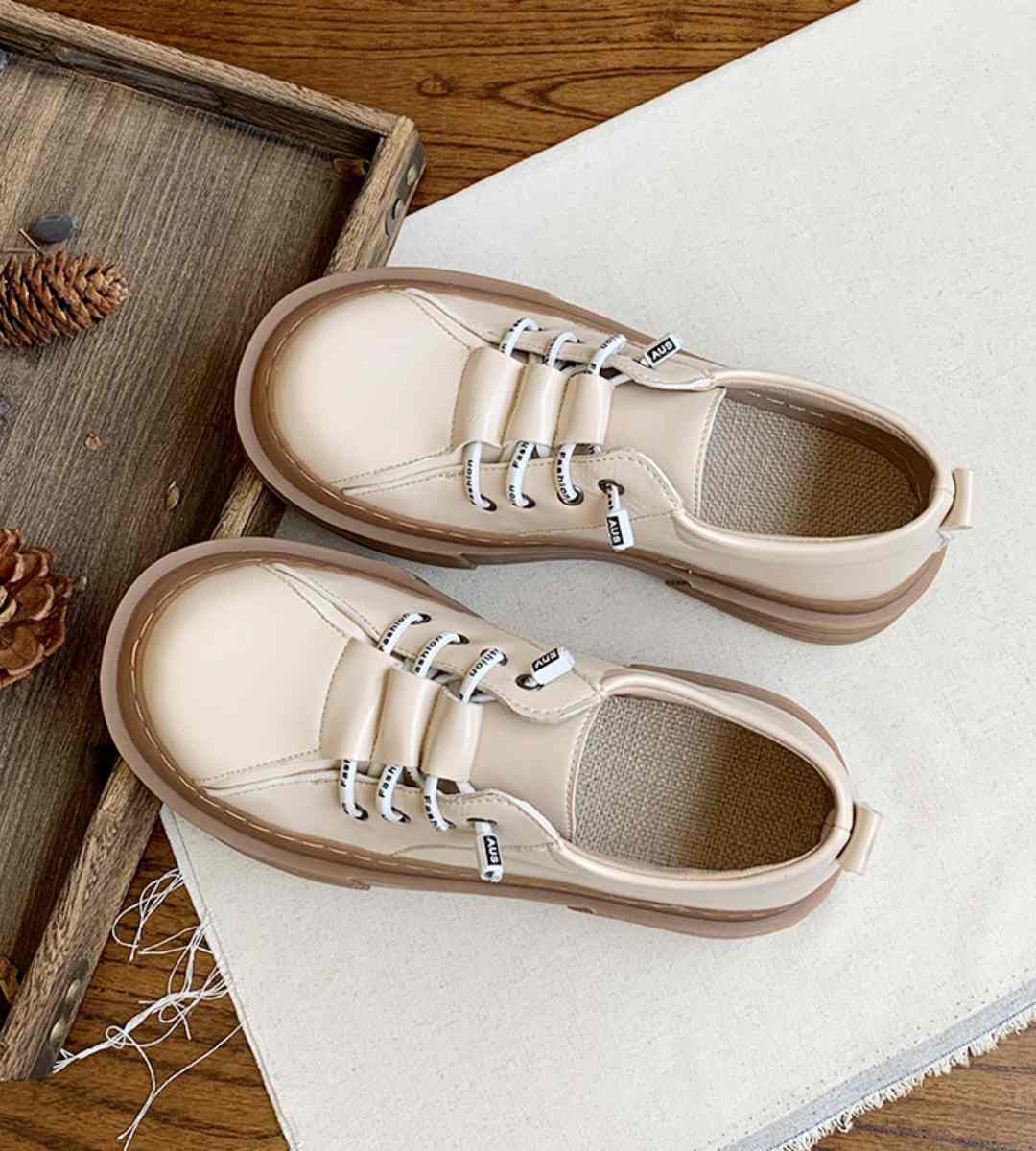 Autumn Casual Sneakers Leather Trendy Sports Shoes