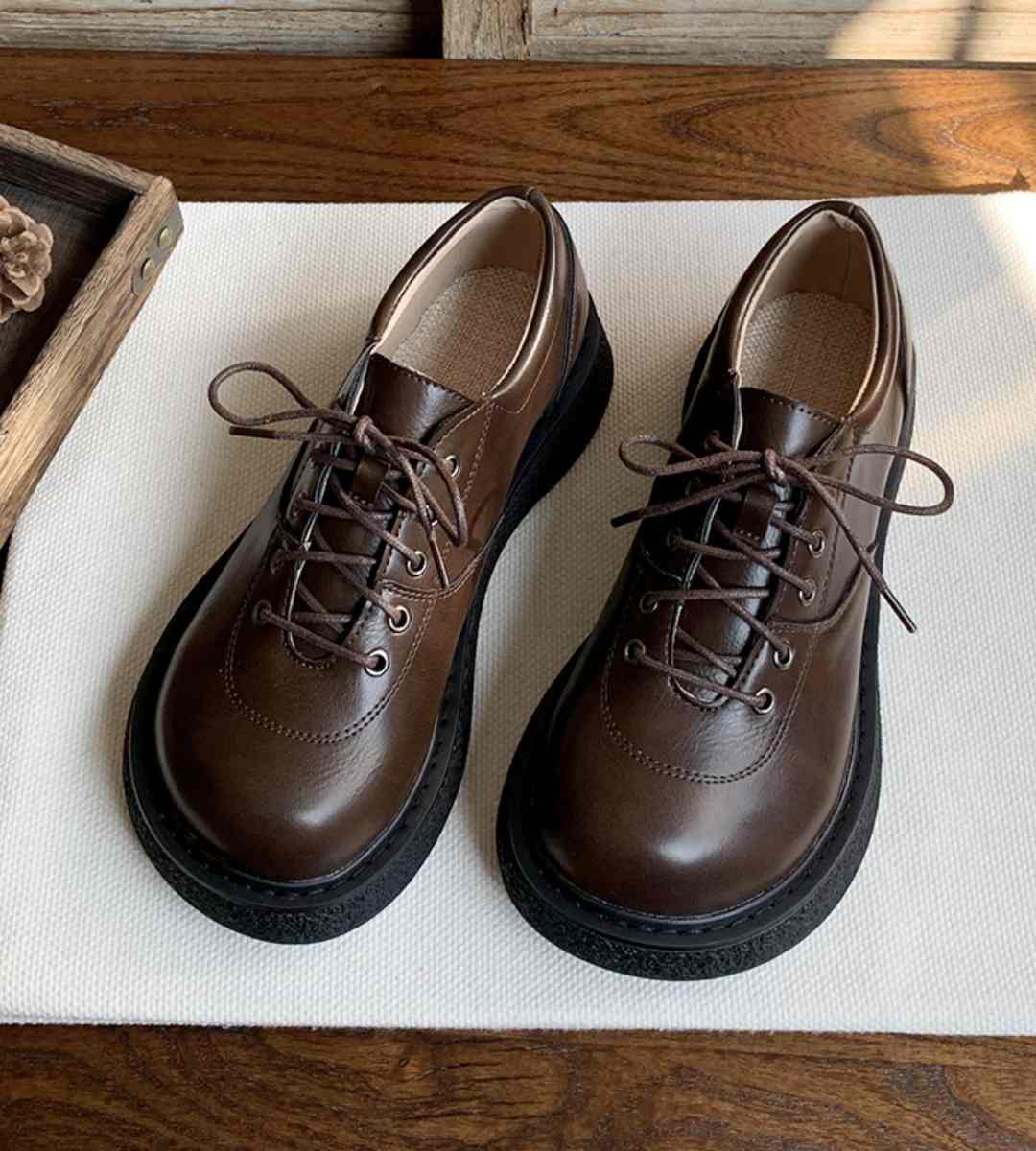 Autumn Casual Sneakers Leather Sporty Fashion Shoes