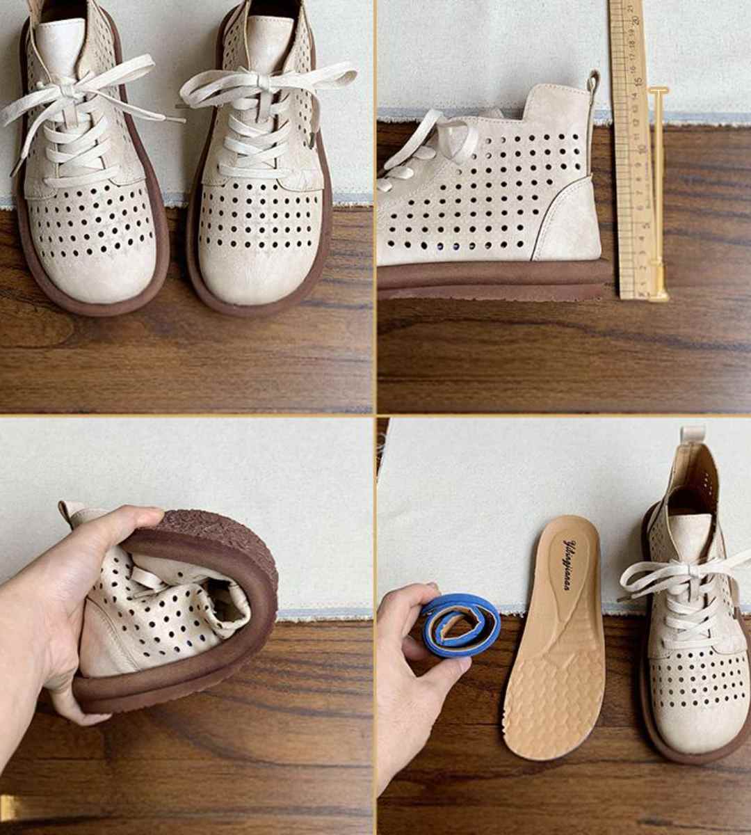 Spring Sneakers Leather Casual Running Shoes Comfortable Stylish