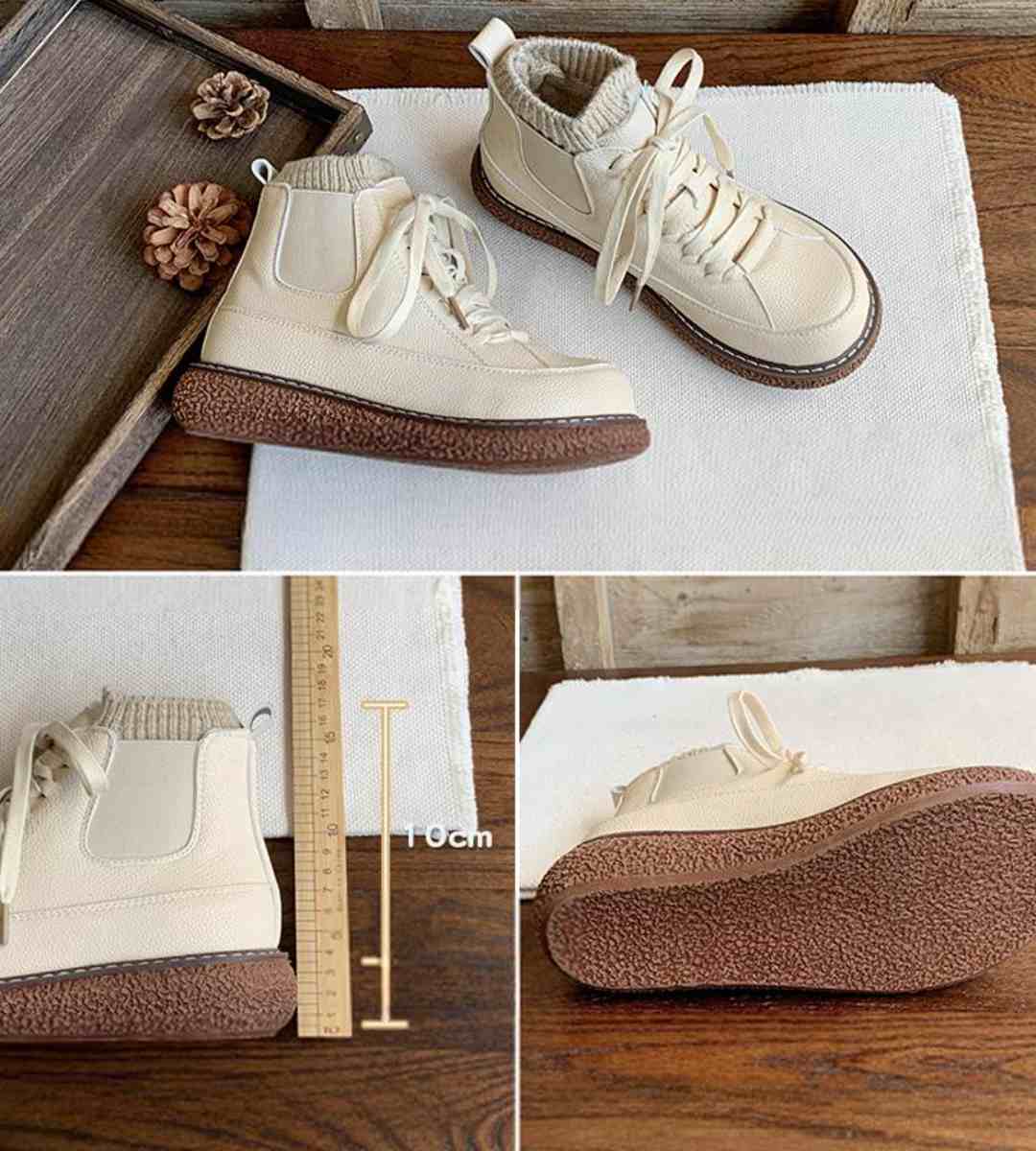 Spring Sneakers Leather Casual Fashion Footwear