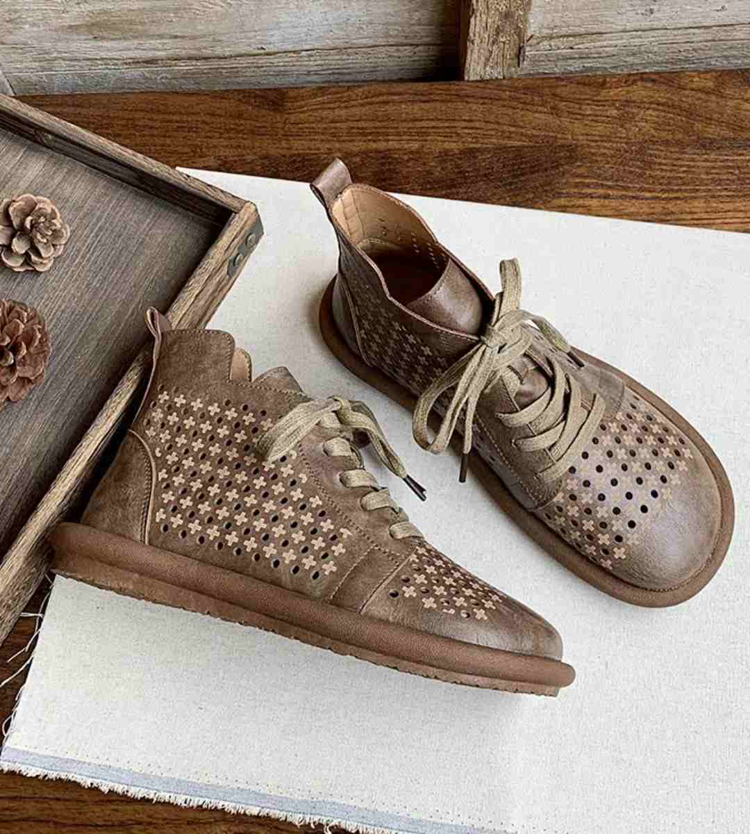 Spring Sneakers Leather Casual Running Shoes Comfortable Stylish