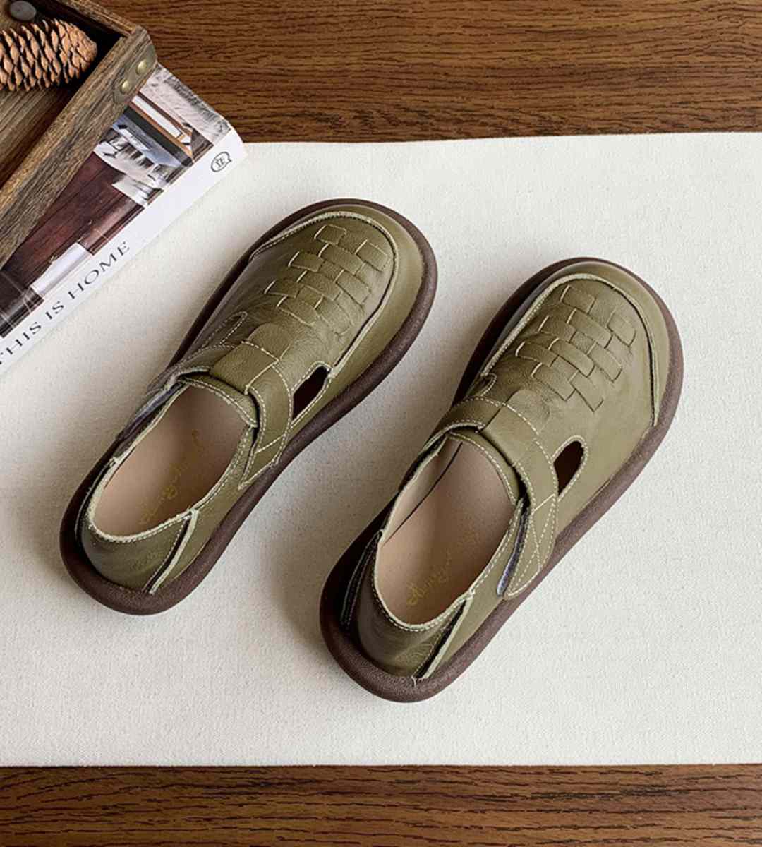 Autumn Sneakers Leather Casual Running Shoes Fashion Sports