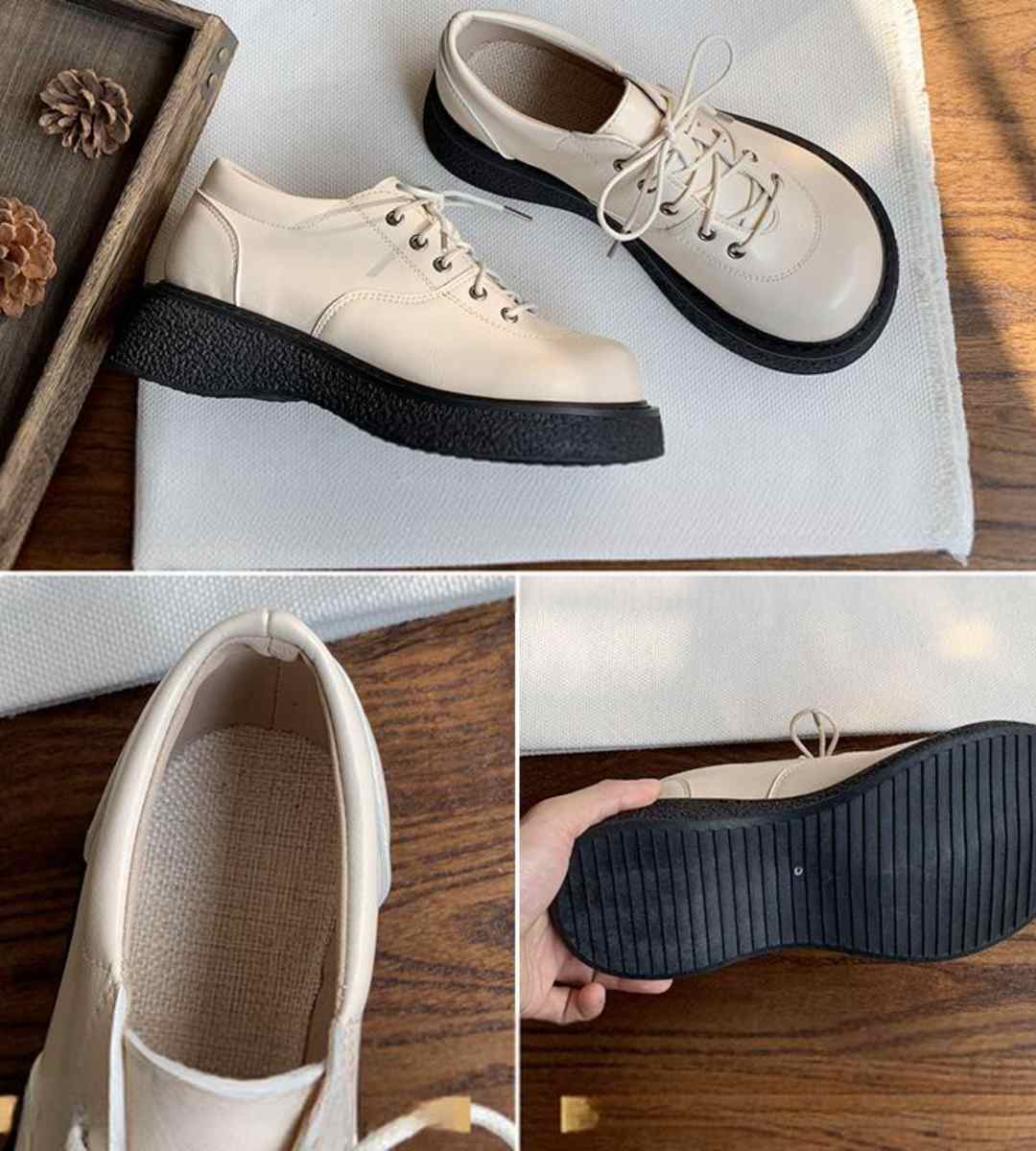 Autumn Casual Sneakers Leather Sporty Fashion Shoes