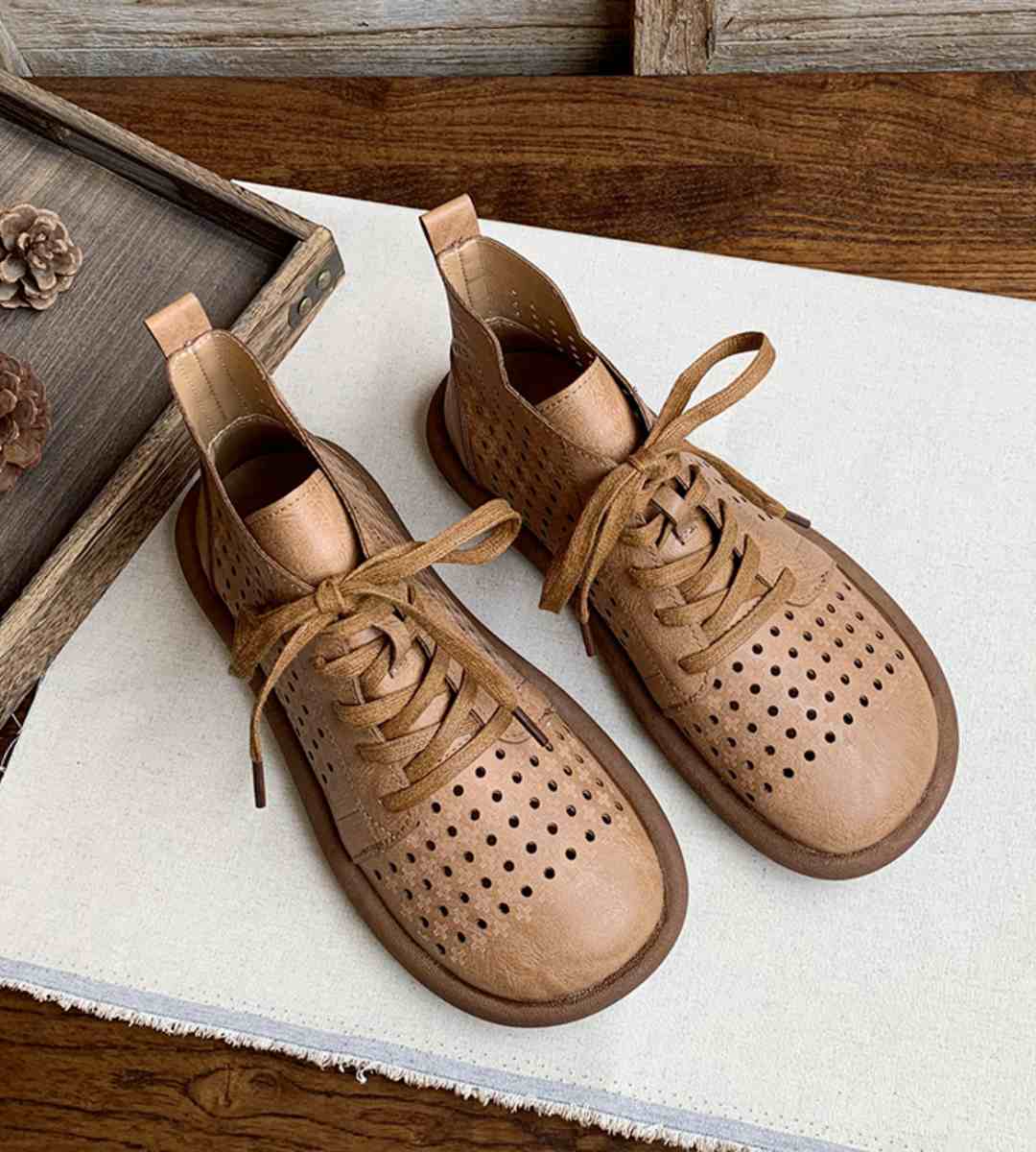 Spring Sneakers Leather Casual Running Shoes Comfortable Stylish