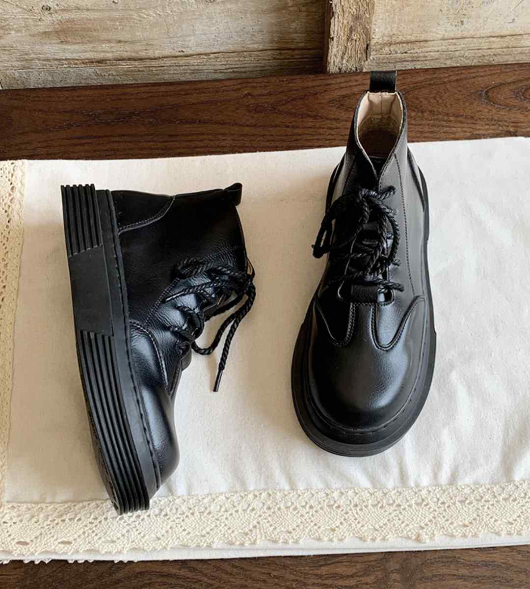 Spring Casual Sneakers Leather Stylish Sport Shoes