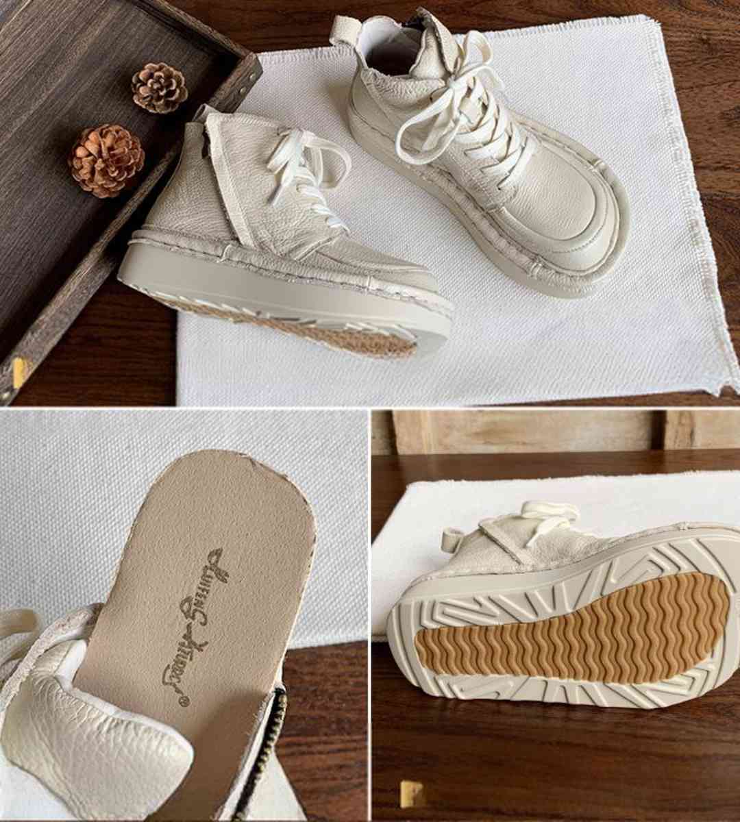 Spring Casual Sneakers Leather Fashion Sports Type