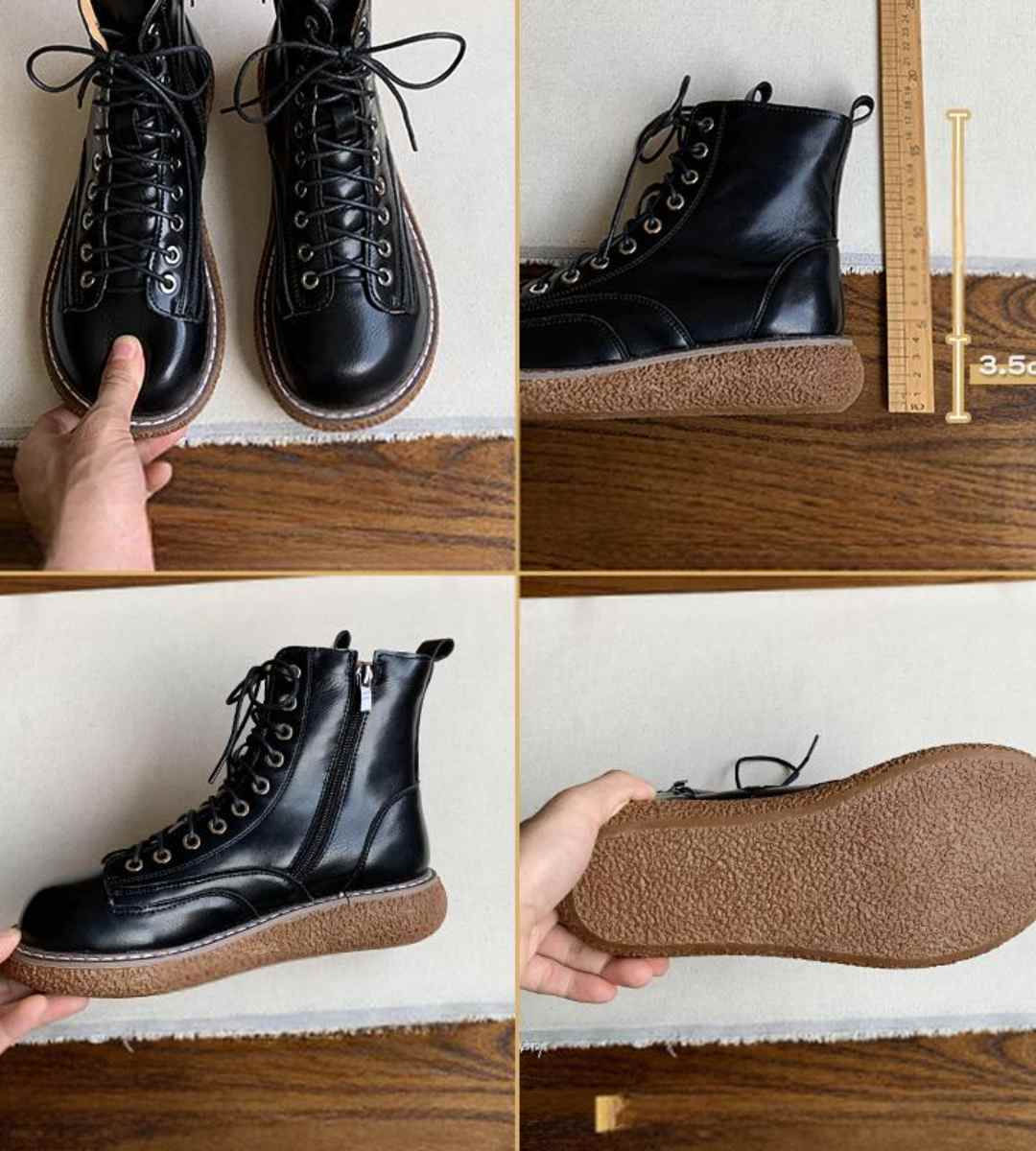 Autumn Casual Sneakers Leather Sporty Lightweight Shoes