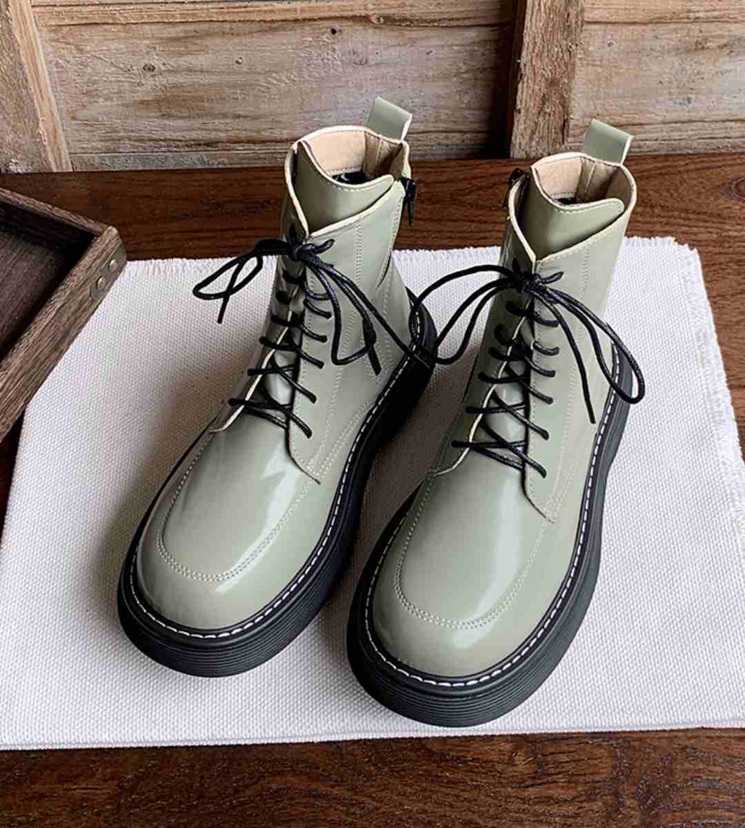winter boots leather casual fashion footwear