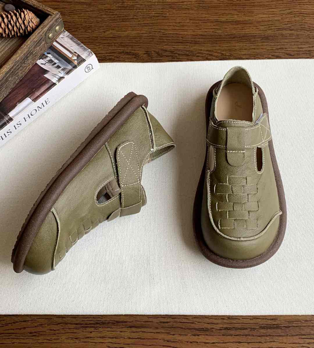 Autumn Sneakers Leather Casual Running Shoes Fashion Sports