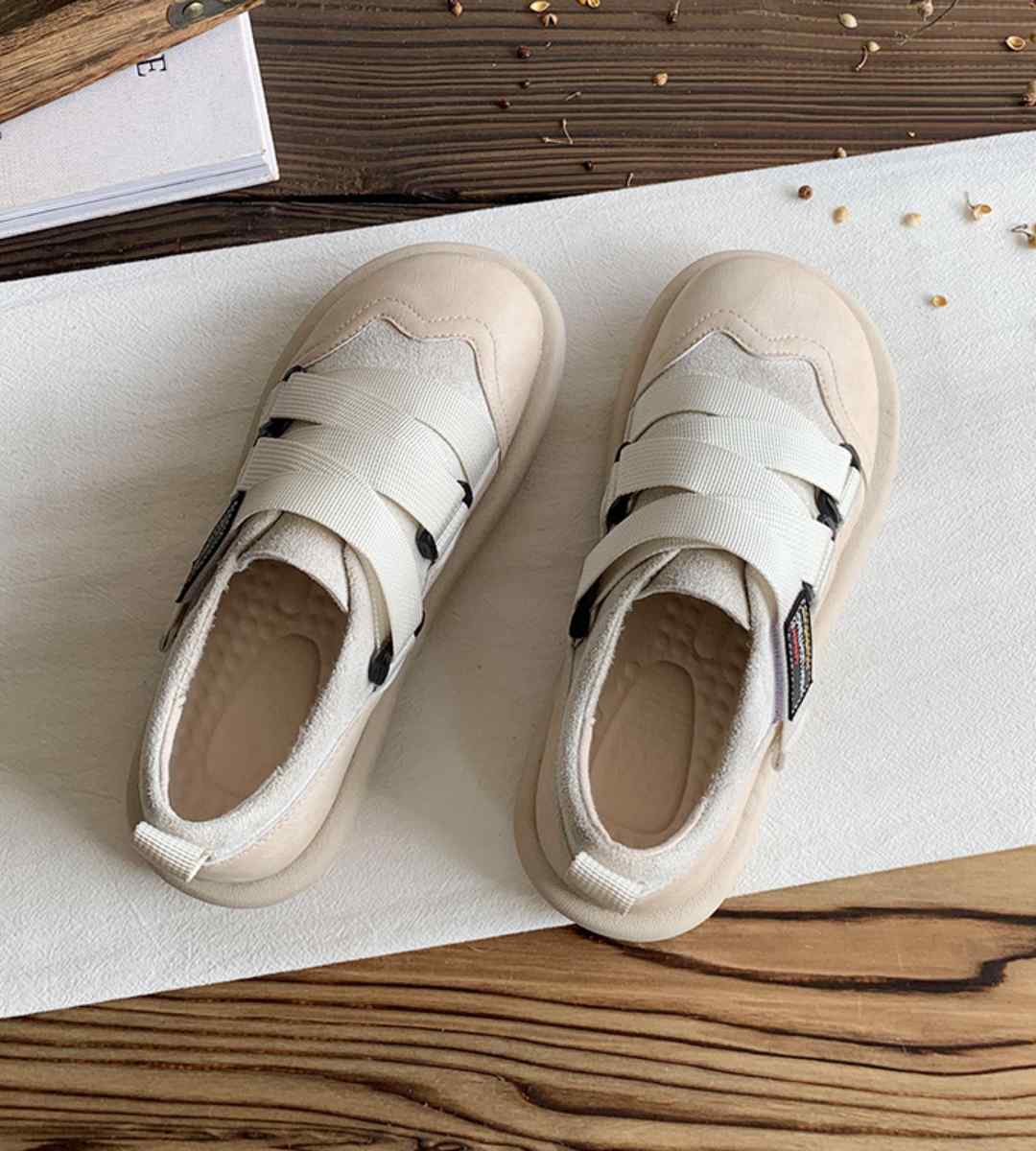 Summer Sneakers Leather Casual Sports Shoes