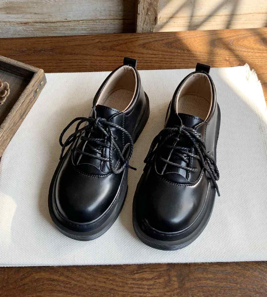 autumn casual shoes leather stylish sneakers athletic