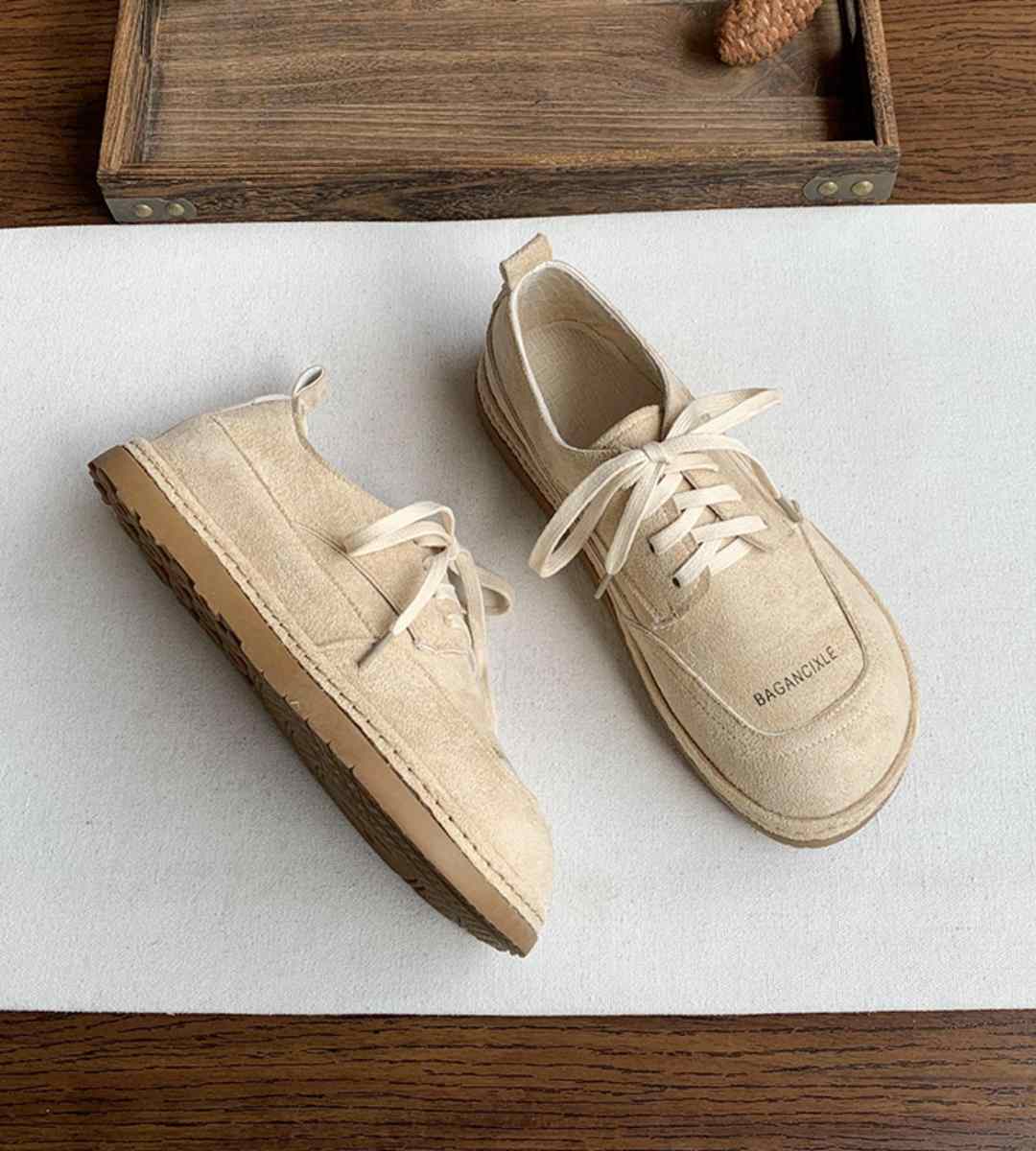 Fall Sneakers Leather Casual Lightweight Shoes