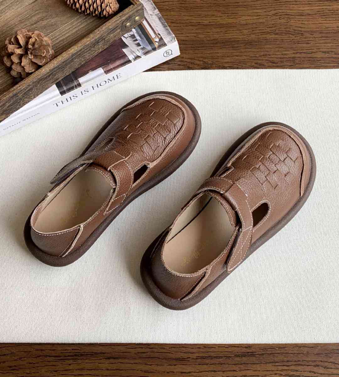 Autumn Sneakers Leather Casual Running Shoes Fashion Sports