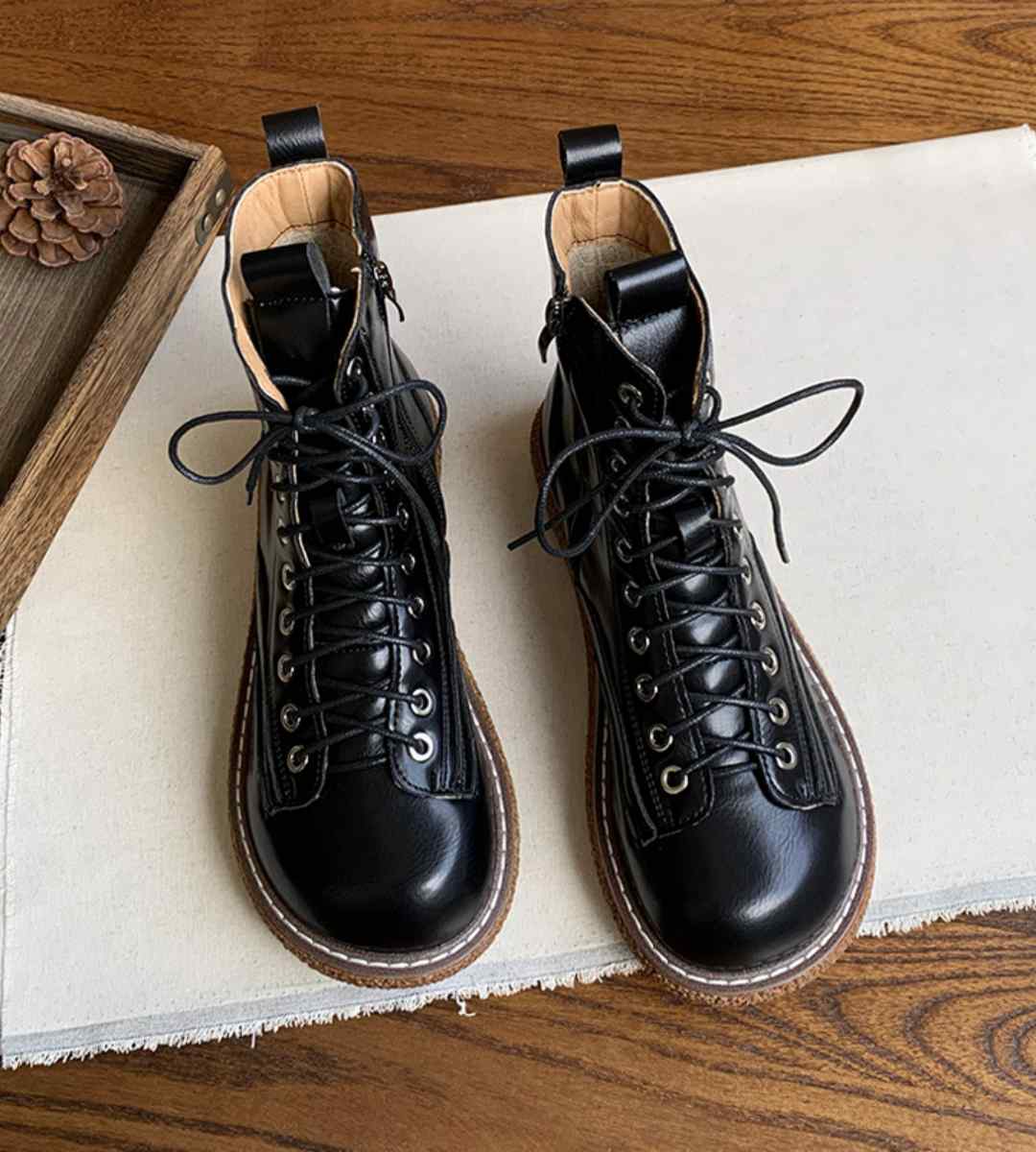 Autumn Casual Sneakers Leather Sporty Lightweight Shoes