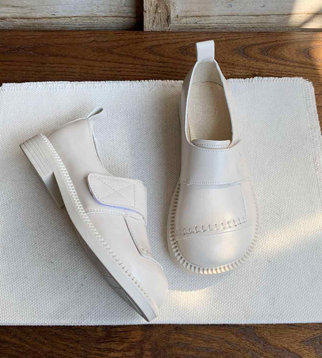 Autumn Casual Sneakers Leather Stylish Athletic Footwear