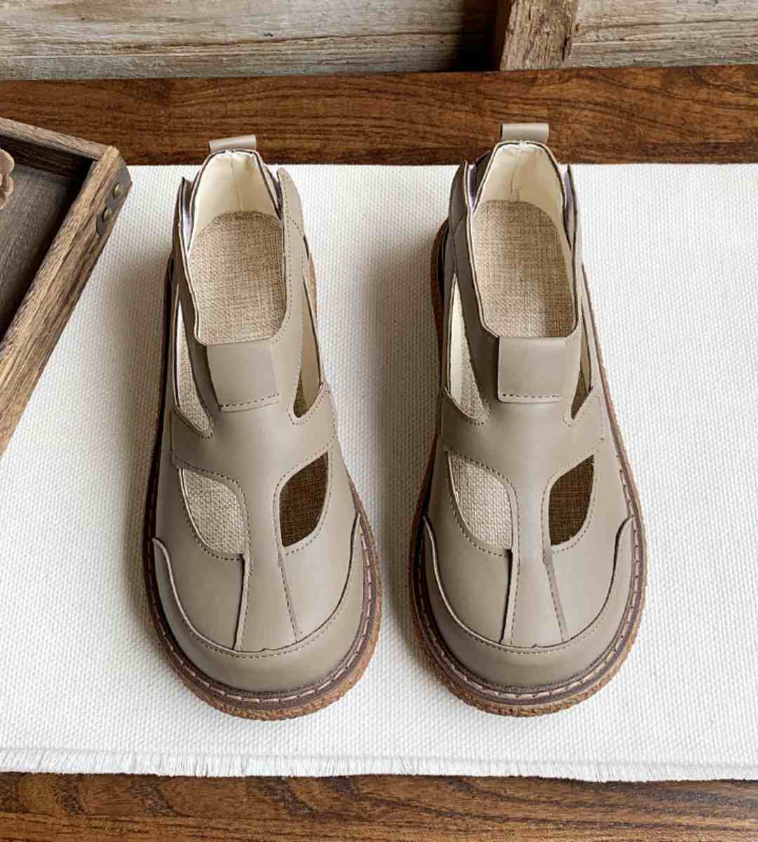 Summer Casual Sneakers Leather Fashion Sports Shoes